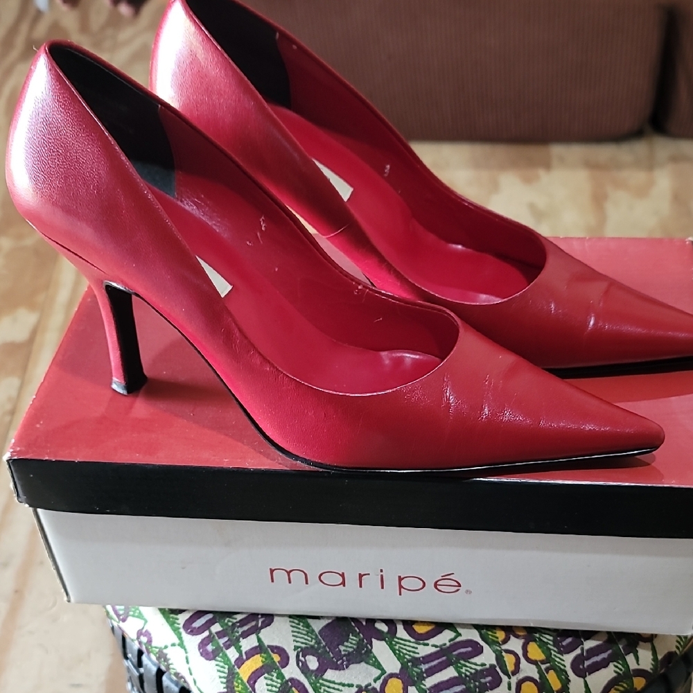 Maripe Red Women's Heels